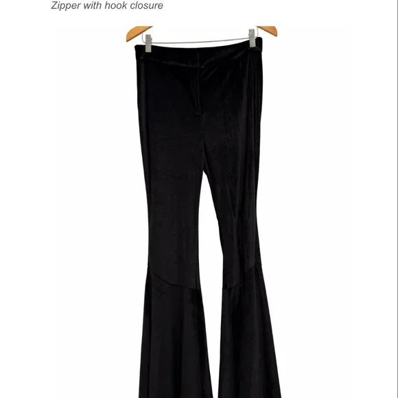 Torn By Ronny Kobo Boho Velvet Flare Pants - Picture 2 of 10